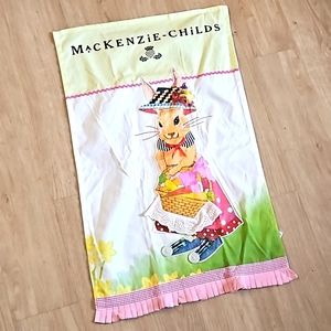 MacKenzie-Childs Large Appliqué Embroidered Easter Towel
